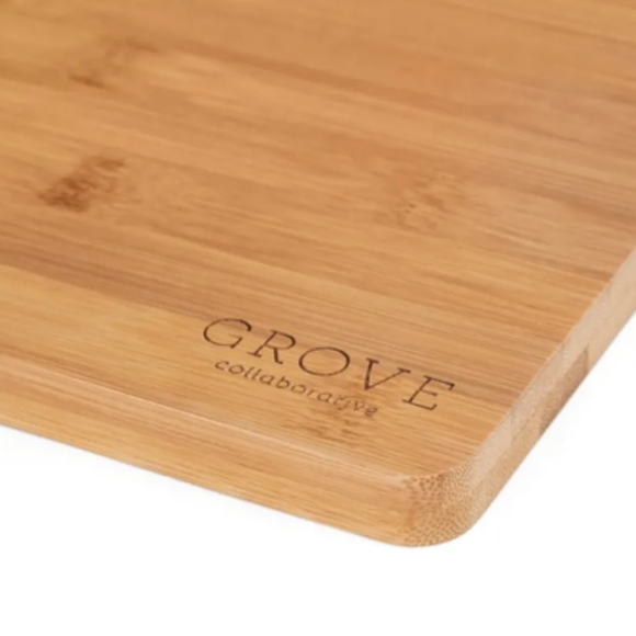 Grove Co Collaborative Bamboo Cutting Prep Wood Cheese Board Mini Charcuterie - Picture 2 of 5